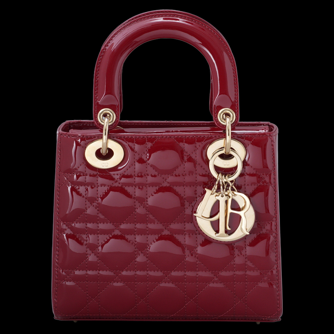 CHRISTIAN DIOR(USED)크리스찬디올 레이디디올 페이던트 스몰 레드